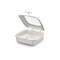 Vollrath Co Vollrath Intrigue Square 6 Quart Induction Chafer, 46135, W/ Porcelain Food Pan, Glass Top 46135 - alternate 1